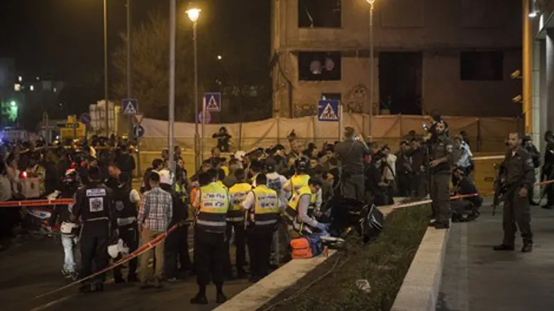 זירת האירוע בירושלים