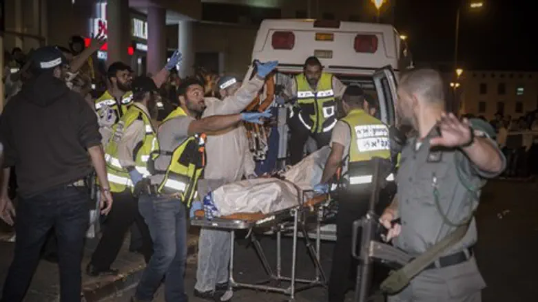 Scene of the Jerusalem shooting incident