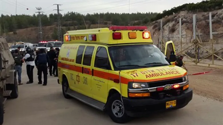 Место теракта у КПП Гваот