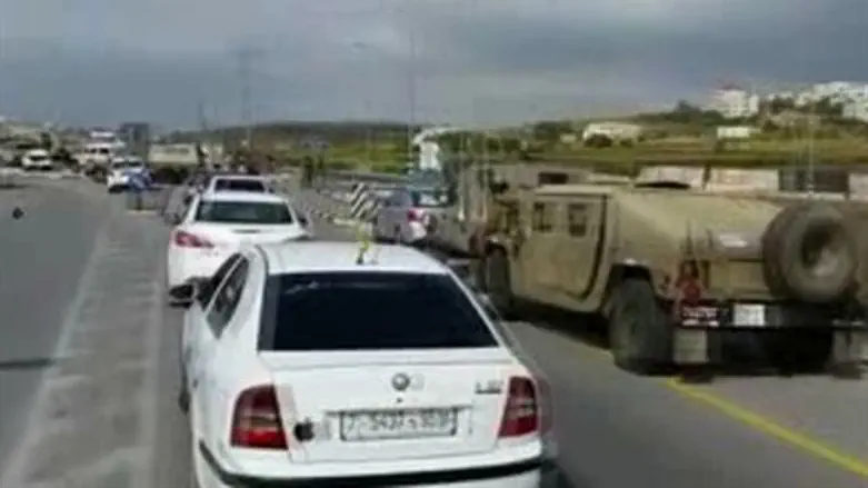 Место теракта под Кирьят-Арбой