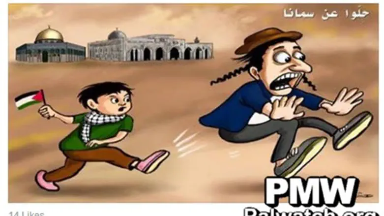 הקריקטורה בעמוד הפתח'