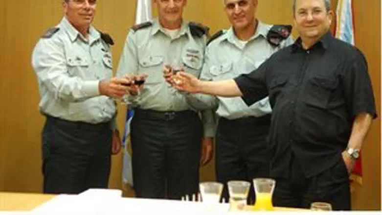הטקס בלשכת הרמטכ"ל היום.