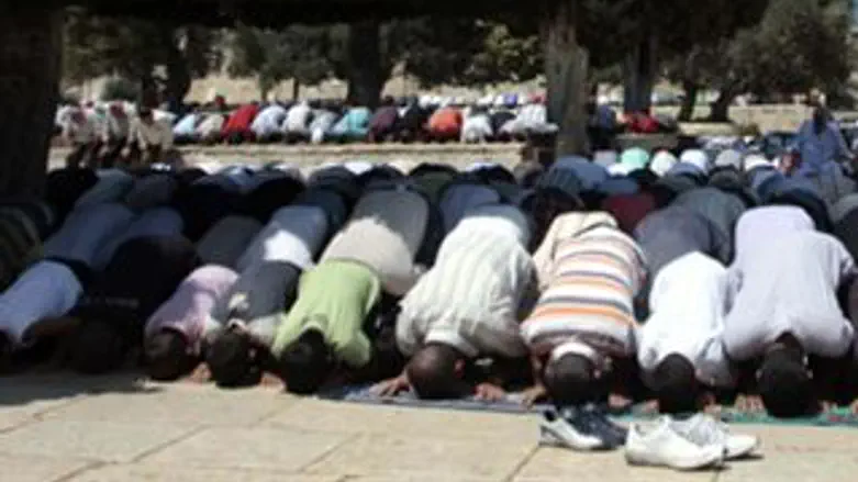 שולחים זרועות. מוסלמים