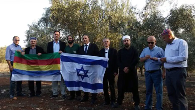 חברי הפורם הדרוזי בעמק שילה