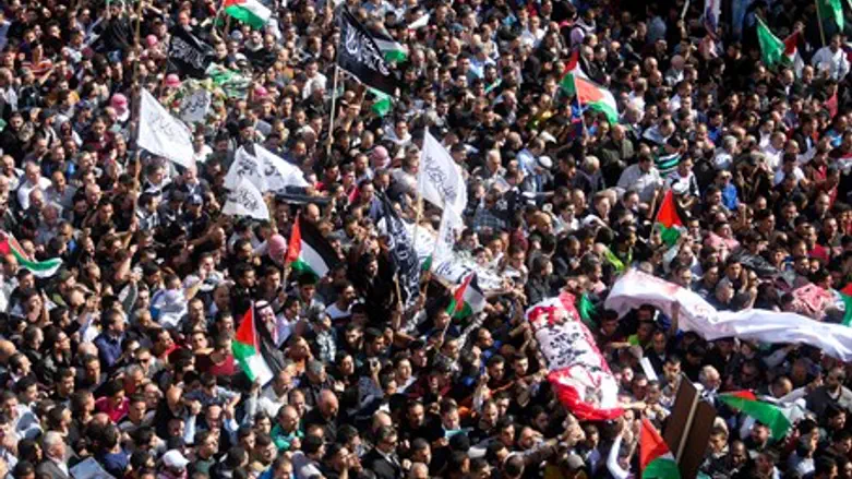 Funeral of returned terrorists (file)