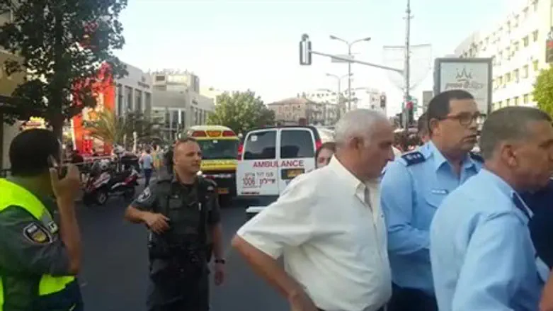 Scene of Rishon Letzion stabbing attack