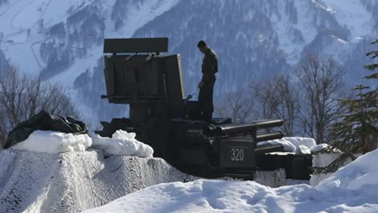 Russian anti-aircraft missile battery (file)