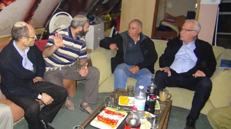 השר אורי אריאל אמש