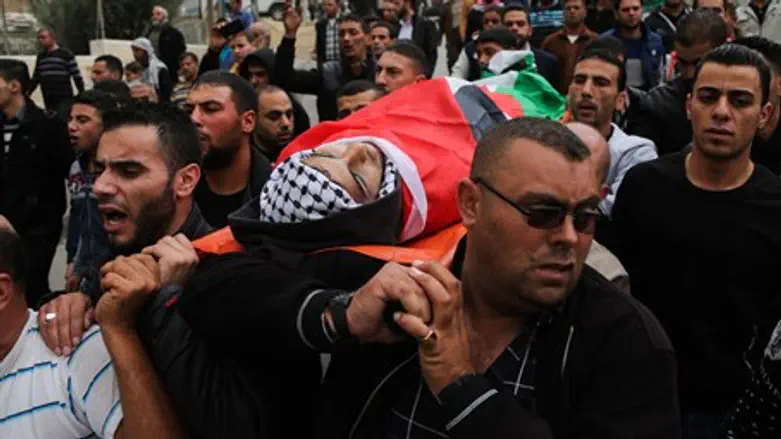 Funeral of Ibrahim Skafi in Hevron