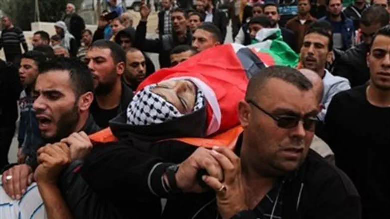 Funeral of Ibrahim Skafi in Hevron