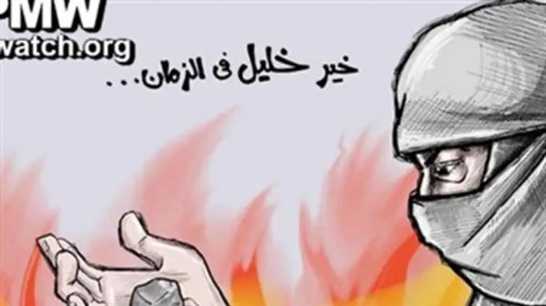 Palestinian's "best friend" - a rock