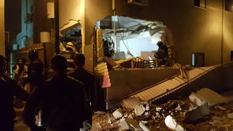 Aftermath of Tel Aviv gas explosion