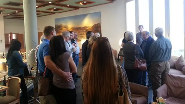 European Parliament delegation in Samaria
