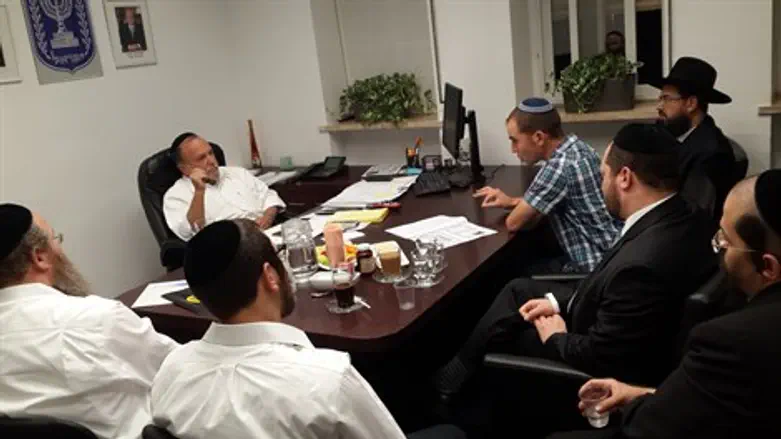 המפגש עם סגן שר האוצר