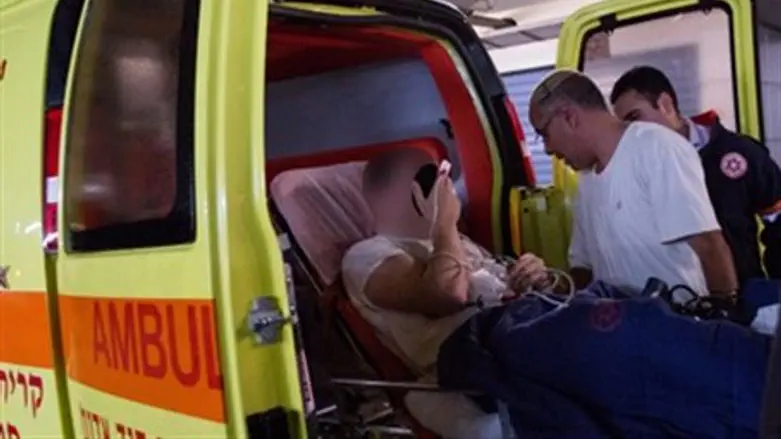 Eli Bochorov after being shot