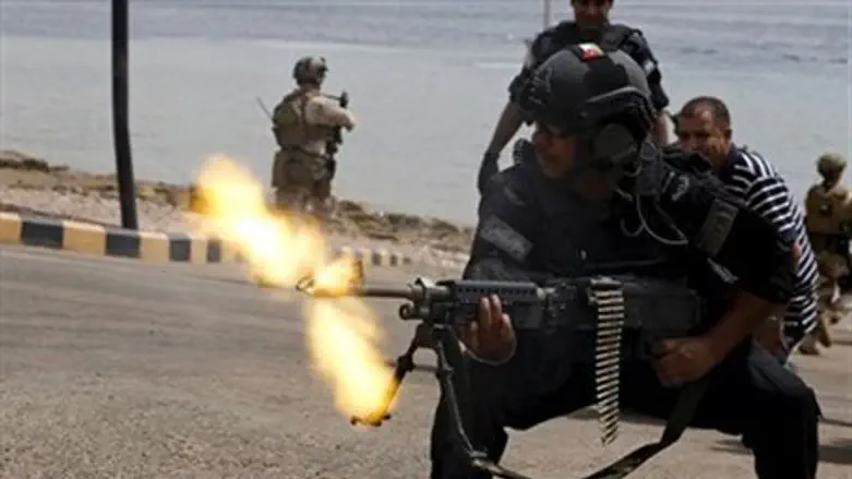 US trainers are in Jordan to train security forces (file)