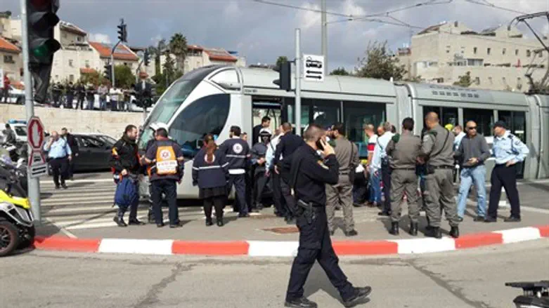 זירת הפיגוע בפסגת זאב