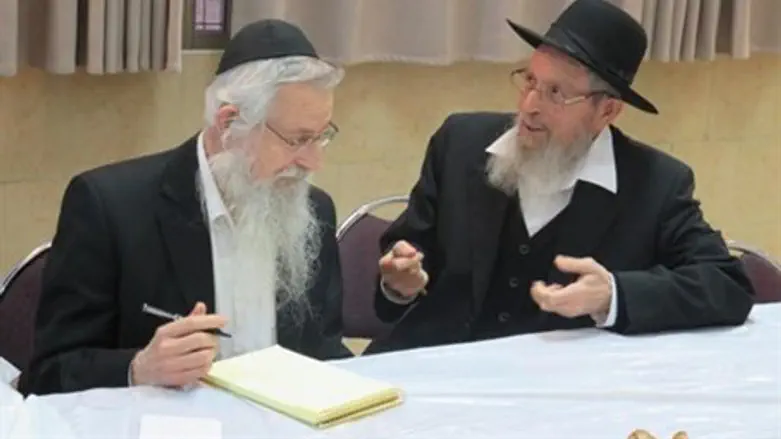 Rabbis Melamed (L) and Ariel.