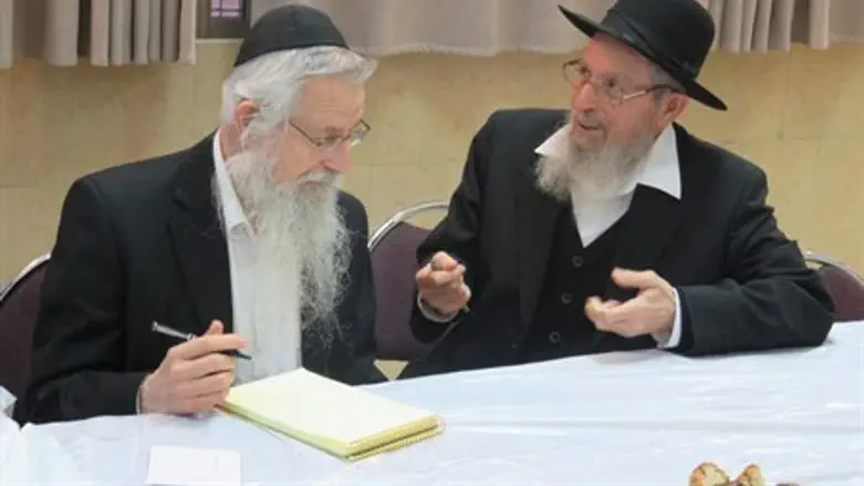 Раввин Исраэль Ариэль и раввин Залман Мелемед