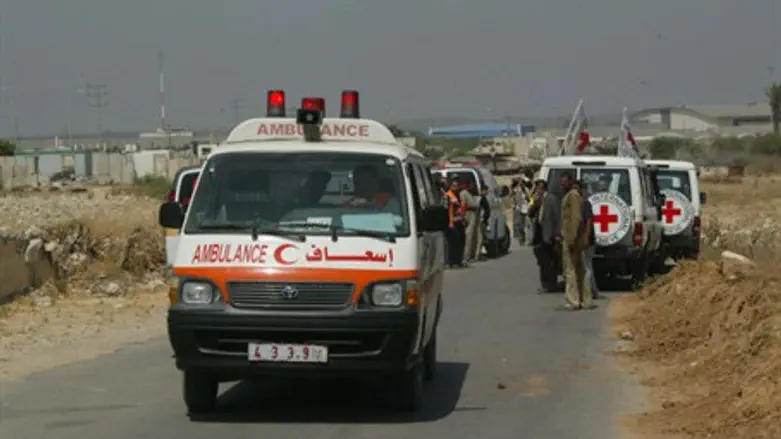 Машина "Красного полумесяца". Иллюстрация