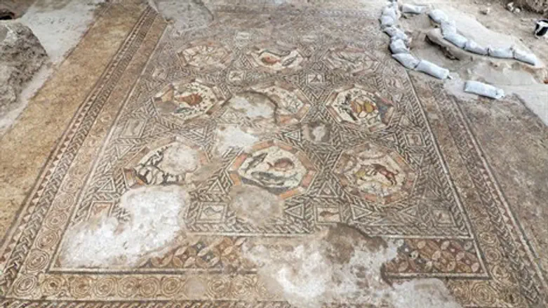 הפסיפס שנחשף בלוד