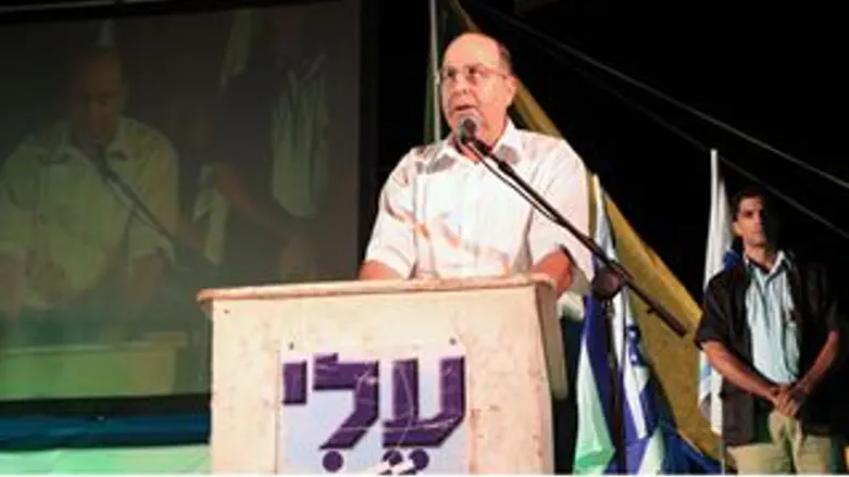 משה יעלון בחגיגות לעלי אמש