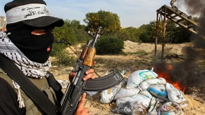 Fatah Al-Aqsa Martyrs' Brigade terrorists (illustration)