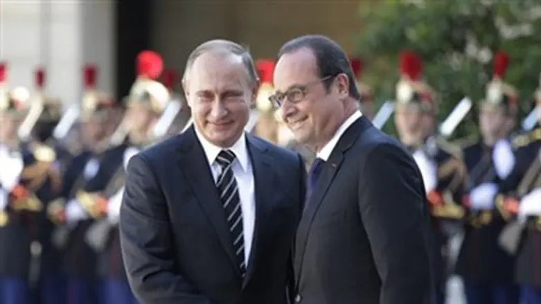 Vladimir Putin, Francois Hollande