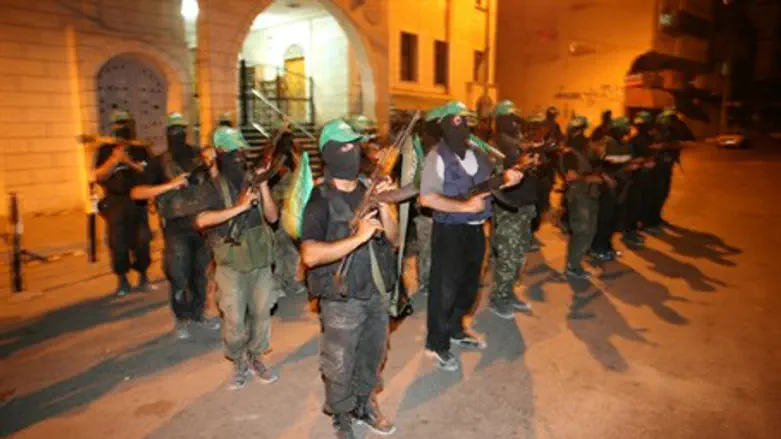 Hamas terrorists in Gaza
