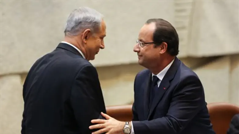 Netanyahu and Hollande
