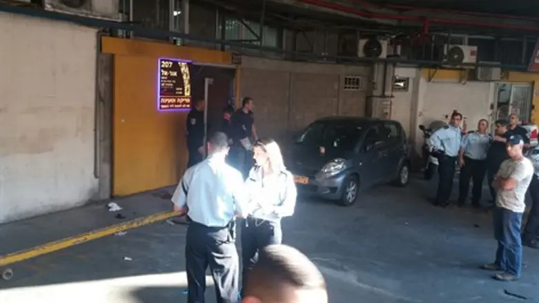 זירת הפיגוע בתל אביב