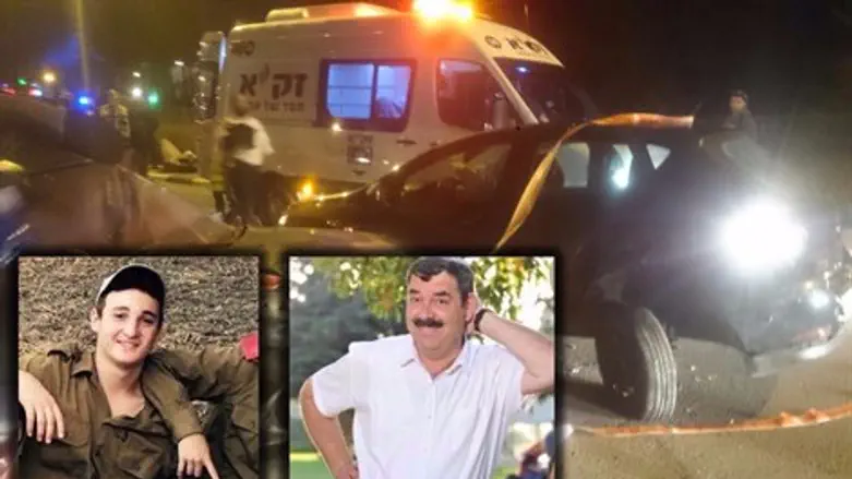 זירת הפיגוע בגוש עציון