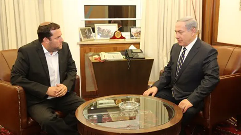 יוסי דגן ובנימין נתניהו