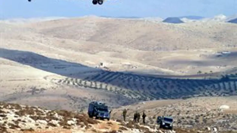 הסריקות באתר ההתרסקות