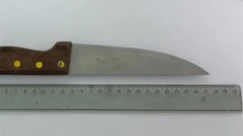 Knife found on terrorist's person