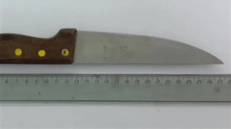 Knife found on terrorist's person