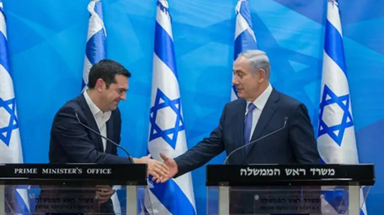 Алексис Ципрас и Биньямин Нетаньяху