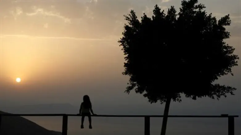 Child in Golan Heights (illustration)