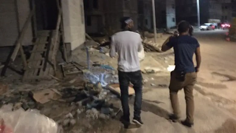 Место теракта в Кирьят-Гате