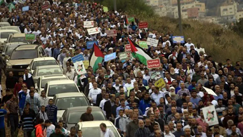 Islamic Movement march in Umm al-Fahm