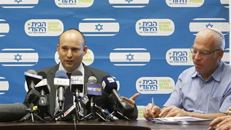 Naftali Bennett and Uri Ariel