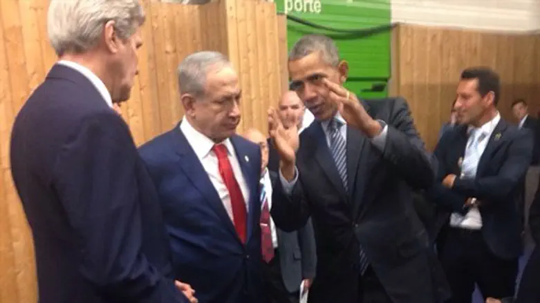 נתניהו, אובמה וקרי בוועידת האקלים