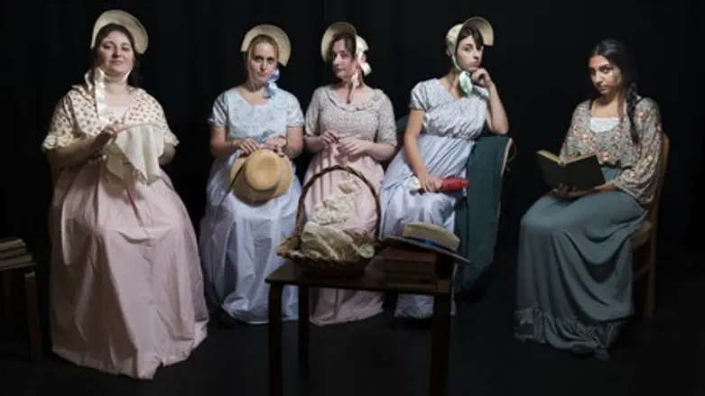 Some of the cast of Pride and Prejudice at AACI's J-Town Playhouse