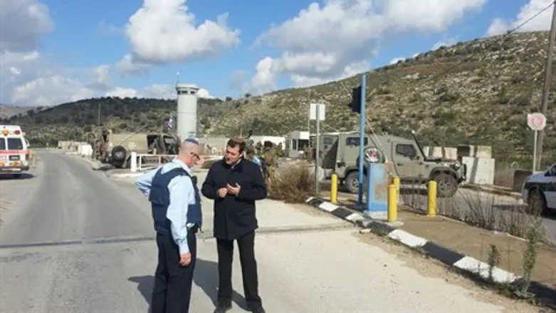 זירת הפיגוע