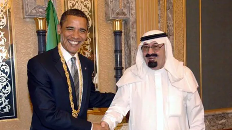 Obama and Saudi King Abdullah