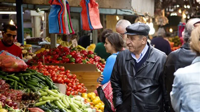 Vegetables at Tel Aviv shuk
