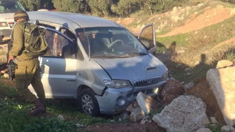 Scene of attack which killed Rabbi Yaakov and Netanel Litman