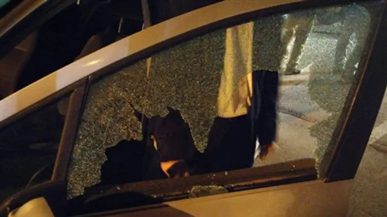 The car that was fired on