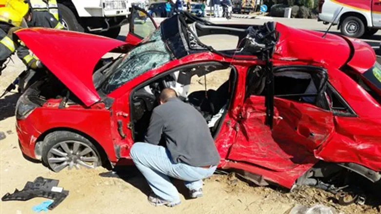 זירת התאונה הקשה