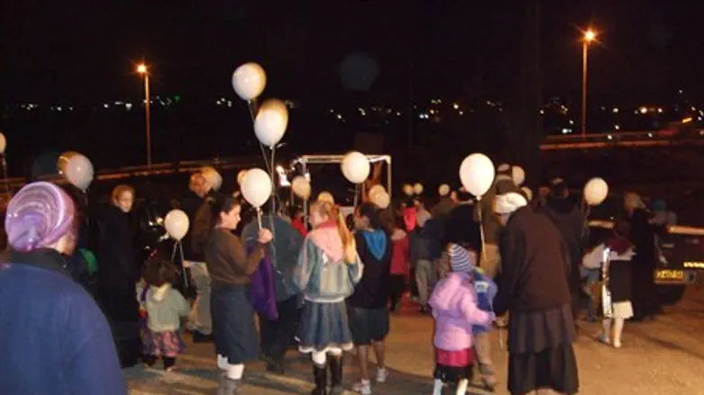 A march in memory of Yossi Shok